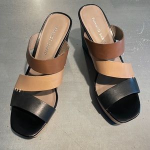 Women’s Franco Sarto, wedge shoes, never worn size 8.5